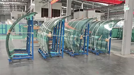Curved Tempered Glass with Large Arc Length