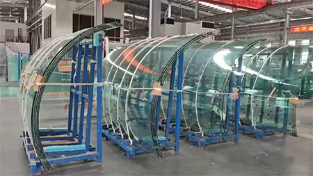 Curved Tempered Glass with Large Arc Length