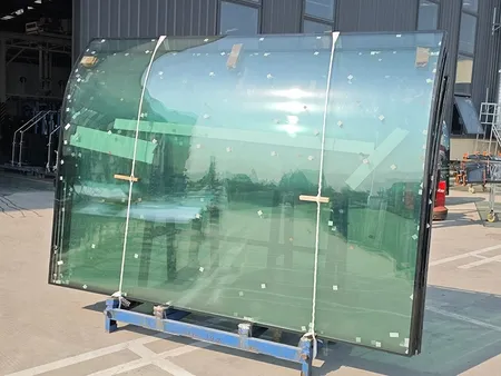 L-Shaped Curved Tempered Glass