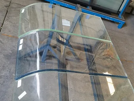 L-Shaped Curved Tempered Glass