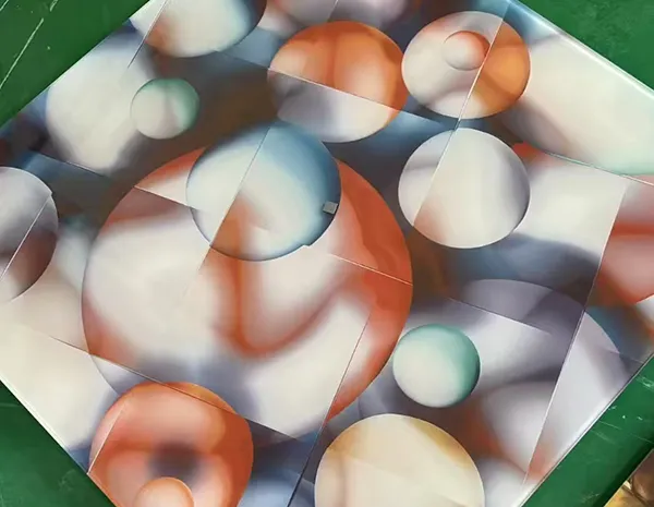 Color Image Digitally Printing Glass